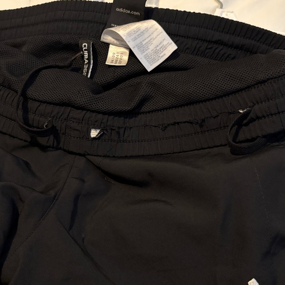 Adidas Black Joggers with White Stripes. Active wear - Picture 6 of 7